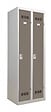 P.HENRY - Vestiaire industrie propre - 2 cases - Gris perle et taupe - vignette