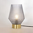 COREP - Lampe à poser en verre acerola fume - vignette