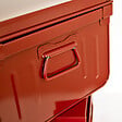 P.HENRY - Pierre henry - coffre en metal rouge 45 litres - vignette