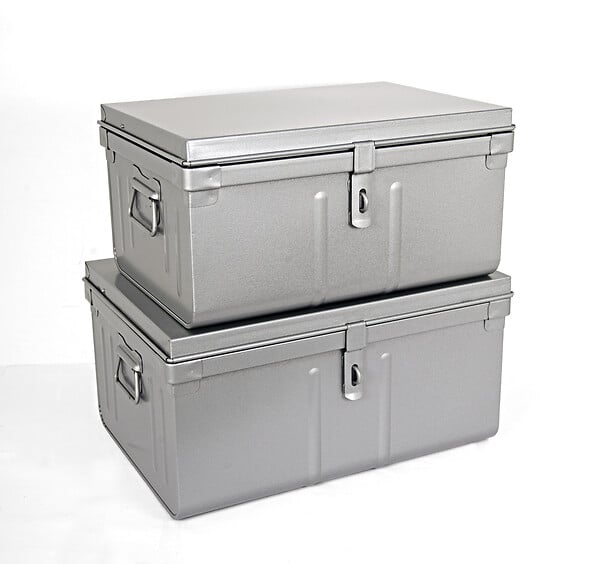 P.HENRY - Duo de coffres - Métal  - Aluminium - 45 et 60L - large