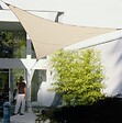 JARDILINE - Voile ombrage Serenity - Triangulaire - Sable - 3,60m - vignette