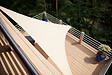 JARDILINE - Voile ombrage Serenity - Triangulaire - Sable - 3,60m - vignette