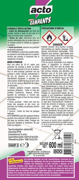 ACTO - Aérosol spécial rampants 600ml - large