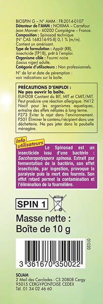 ACTO - Boîte-appât fourmis lutte naturelle 10gr - large