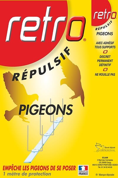 RETRO - Répulsifs pigeons 1m - large
