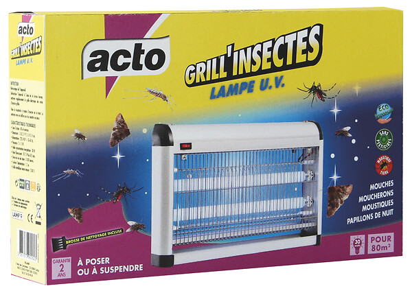 ACTO - Aspirateur Grill insectes lampe UV grand format - large