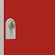 P.HENRY - Vestiaire 2 colonnes - 4 cases - Gris perle et rouge - vignette
