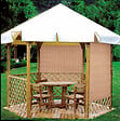 JARDILINE - Canisse multi-fonctions Multipaille 3x0.90m coloris café Jardiline - vignette