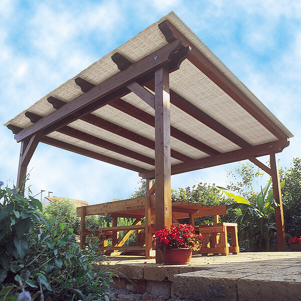 JARDILINE - Canisse multi-fonctions Multipaille 3x0.90m coloris sable Jardiline - large