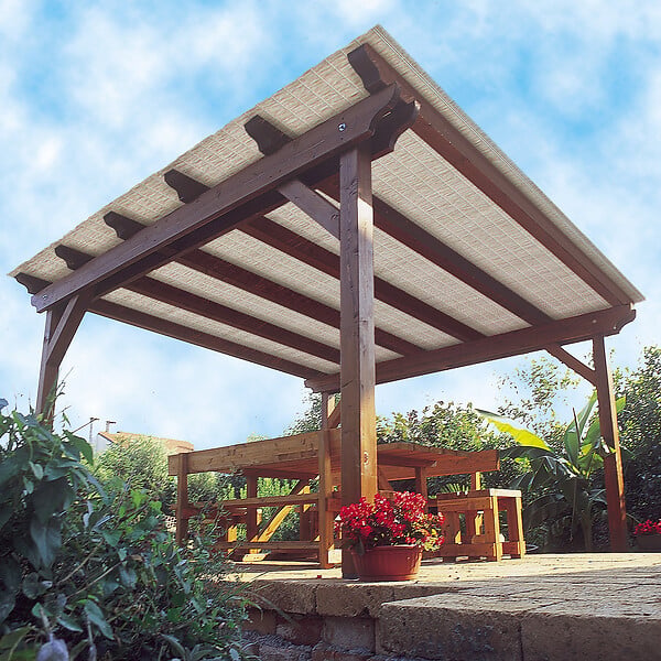 JARDILINE - Canisse multi-fonctions Multipaille 3x1.50m coloris sable Jardiline - large