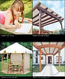 JARDILINE - Canisse multi-fonctions Multipaille 3x0.90m coloris café Jardiline - vignette