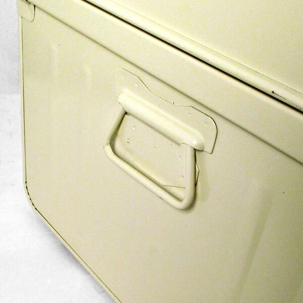 P.HENRY - Malle Suez - Blanc perle - 160L - large