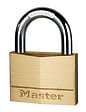 MASTER LOCK - Cadenas à clé laiton massif 60mm anse d.9xh.30mm 5 goupilles - vignette