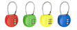 MASTER LOCK - Cadenas porte-adresse à combinaison programmable 42mm anse d.3xh.44mm - vignette