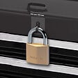 MASTER LOCK - Cadenas à clé laiton massif 40mm anse d.6xh.22mm 4 goupilles - vignette
