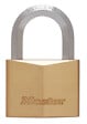 MASTER LOCK - Cadenas à clé laiton massif 40mm anse hexagonale d.7.5xh.23mm 4 clés - vignette