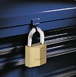 MASTER LOCK - Cadenas à clé laiton massif 40mm anse hexagonale d.7.5xh.23mm 4 clés - vignette