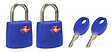 MASTER LOCK - 2 cadenas valises certifiés TSA 30mm - vignette