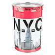 P.HENRY - Pierre henry - coffre pouf 33 litres en metal new york - vignette