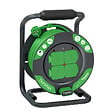 SCHNEIDER ELECTRIC - Enrouleur de bricolage - Vert et gris - 4 prises IP44 - 25m - vignette