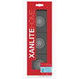 XANLITE - Pack de 3 spots encastrables carrés noirs, culot GU10, puissance max 50W, lumière blanc neutre 4000 K, indice IP44, compatible salle de bain, usage intérieur - vignette