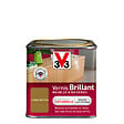 V33 BOIS - Vernis Meubles et Boiseries Brillant Chêne moyen 0.5l - vignette