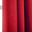 MODE DE VIE - Rideau avec oeillets - Occultant - Polyester - Rouge - 140x250cm - vignette