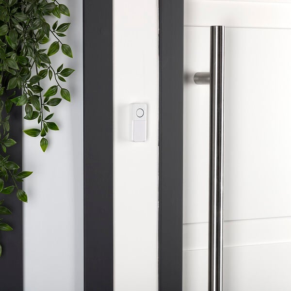 MC KENZIE - Bouton sans fil blanc LED - large