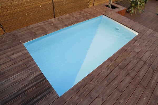 UBBINK PIS - Piscine bois Azura - Rectangulaire - L450xH126xP250cm - large