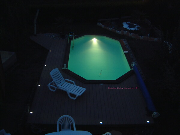 UBBINK PIS - Kit éclairage piscine - Télécommandé - 406 LED - Multi-couleurs - large
