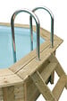 UBBINK PIS - Piscine bois Azura - Rectangulaire - L450xH126xP250cm - vignette