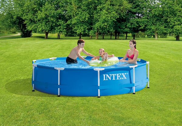 INTEX - Piscine tubulaire Metal Frame - Ronde - D305xH76cm - large