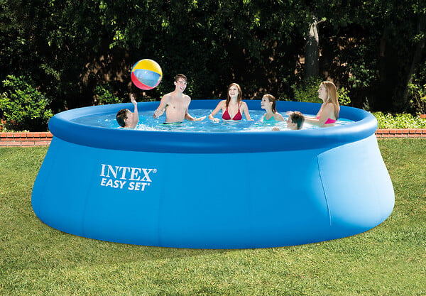 INTEX - Piscine autoportante - Ronde -  Tapis bâche epurateur - D457cm - large