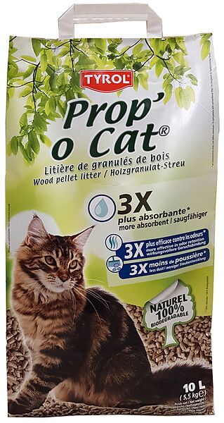 TYROL - Litière pour chat Prop'o'cat - 10L - large