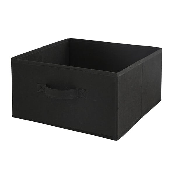 MODE DE VIE - Panier de rangement intissé - Noir - S - large