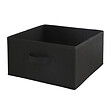 MODE DE VIE - Panier de rangement intissé - Noir - S - vignette