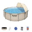 BESTWAY - Piscine tubulaire Power Steel - Ronde - D396xH107cm - vignette