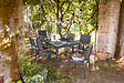 MODE DE VIE - Table de jardin Nikitha 2 - Aluminium - Gris anthracite - 8 personnes - vignette