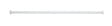 MSV - Barre de douche droite SPIRELLA Kreta blanc extensible 75-125cm - vignette