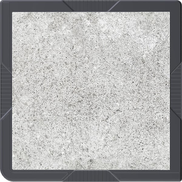 EDA - Dalle de béton 25kg gris foncé - large