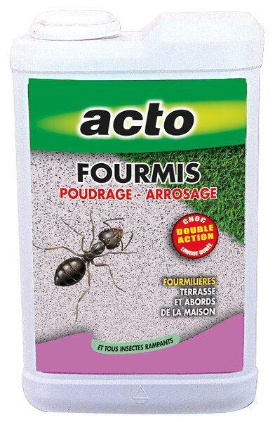 ACTO - Poudre fourmis ''Poudrage et arrosage'' 400g - large