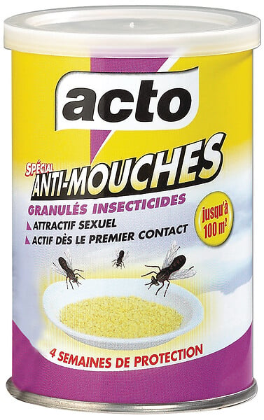 ACTO - Granulés anti-mouches boîte 200gr - large