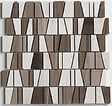 MAT INTER - Mosaïque marbre athens et wooden marron-gris - vignette