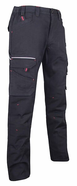 LMA - Pantalon Basalte tissu canvas noir T40 - large