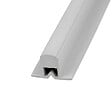 MAT INTER - Profile dilatation-fractionnement 10mm ailes courtes pvc gris 2m50 - vignette