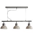 SEYNAVE - Suspension barre Charlie 3 lumieres Taupe - vignette