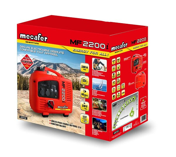 MECAFER - Groupe électrogène MF2200I Max - 2200W - large