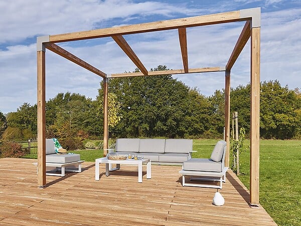 Collections Atlante - Poteau pin raboté 9x9x300cm classe IV - large