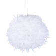 COREP - Suspension boule plumes blanches Kokot - vignette