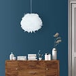 COREP - Suspension boule plumes blanches Kokot - vignette